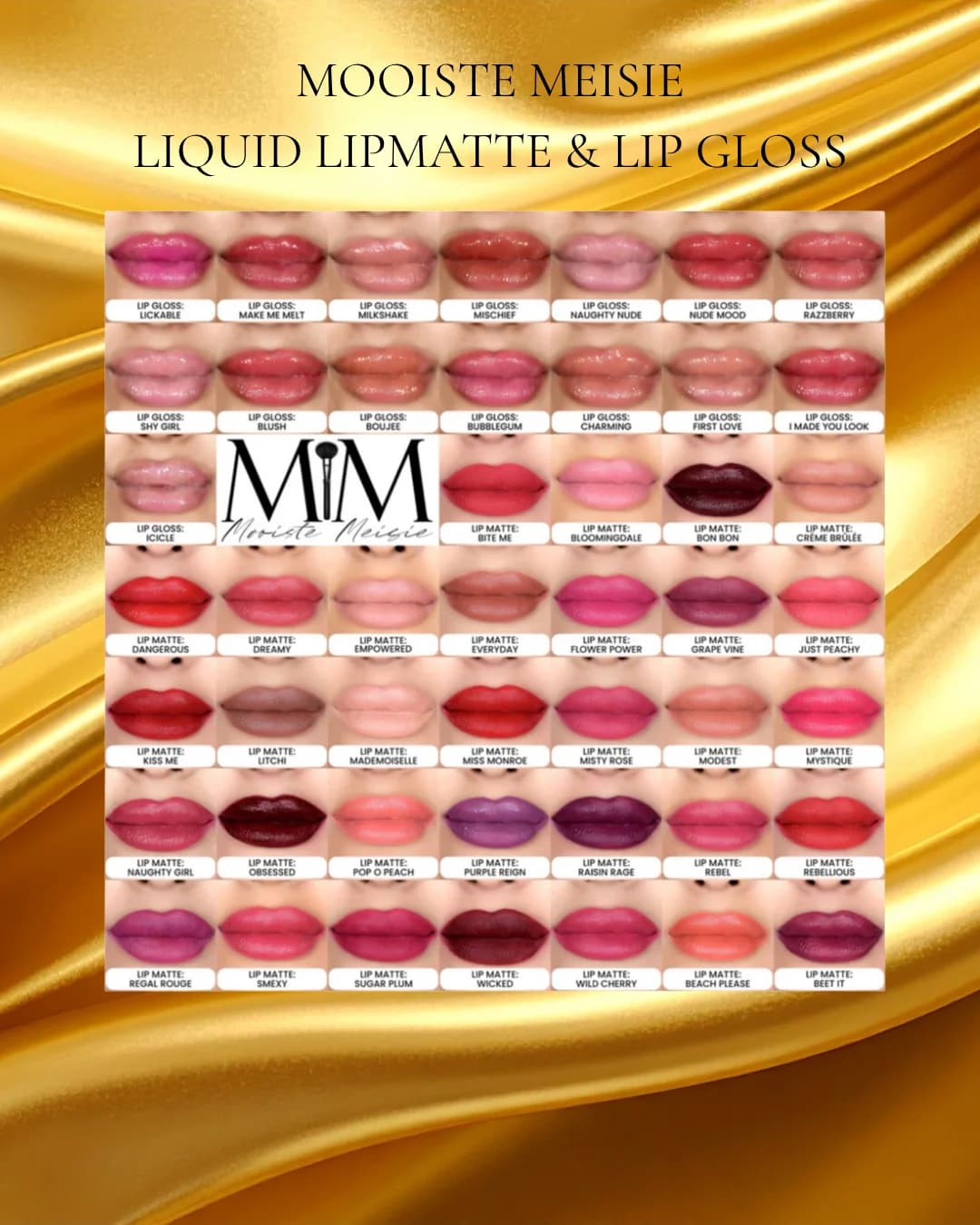 Mooiste Meisie Liquid Lip Matte, Lip Gloss & Lipliner